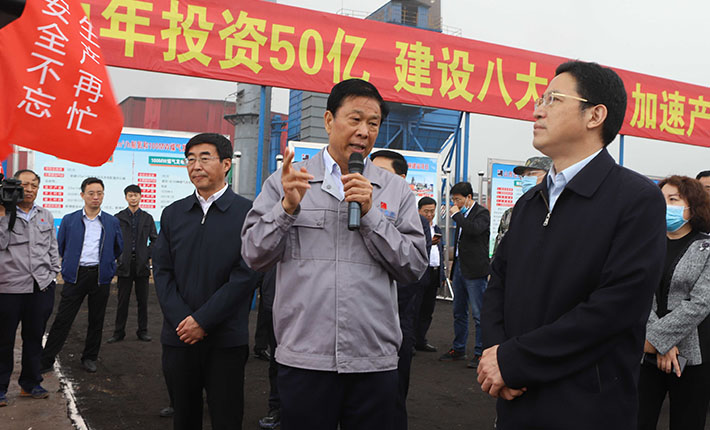 運城市委副書記市長儲祥好來集團調研